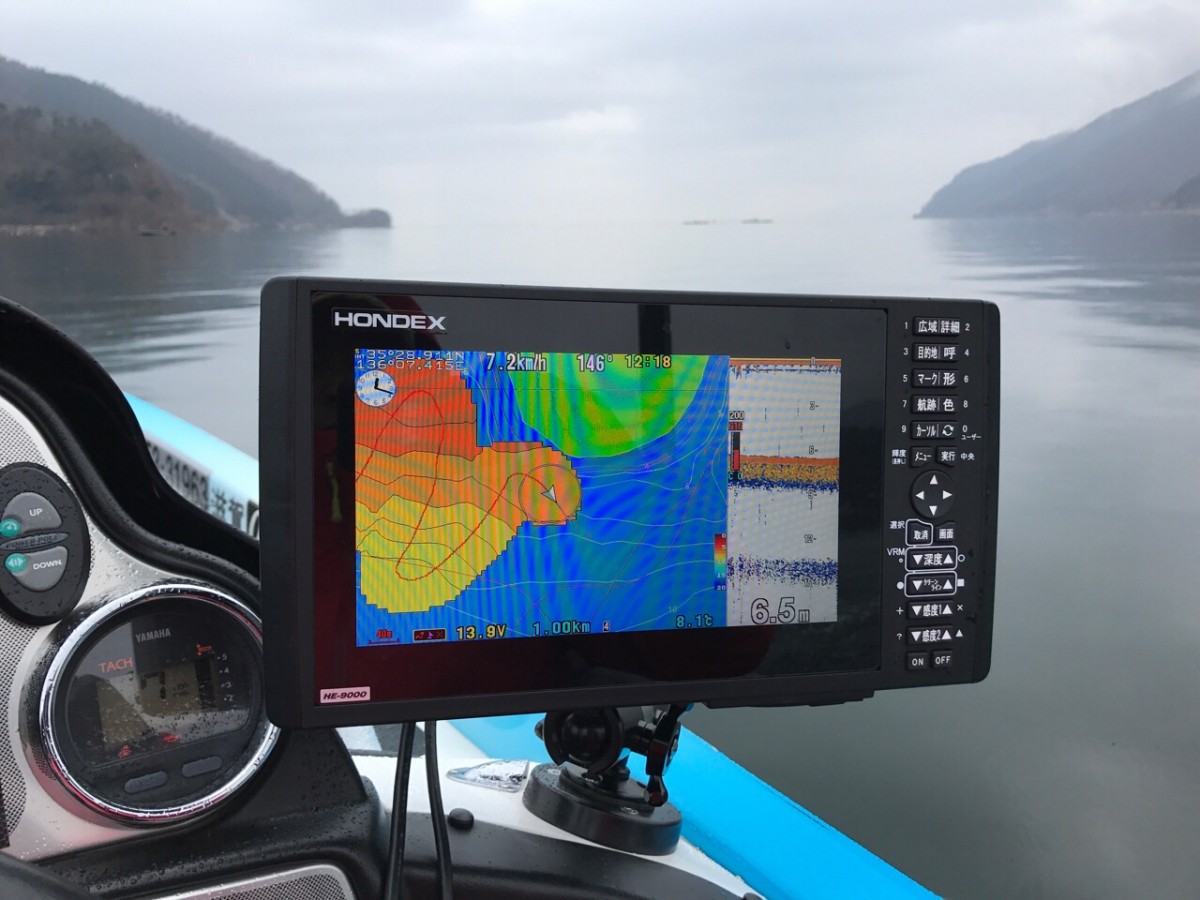 HONDEX HE-9000『デプスマッピング』の湖上インプレ | North Wave 